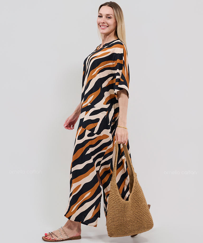 Elegant Pocket Caftan - Ornella Caftan™