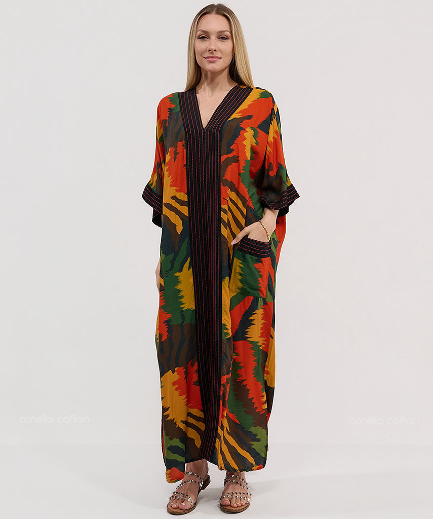 Elegant Pocket Caftan - Ornella Caftan™