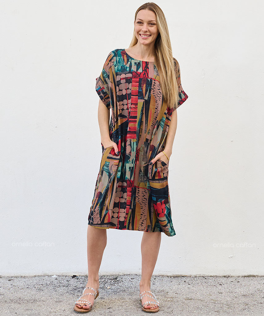 Casual, Short Pocket Dress – Ornella Caftan™