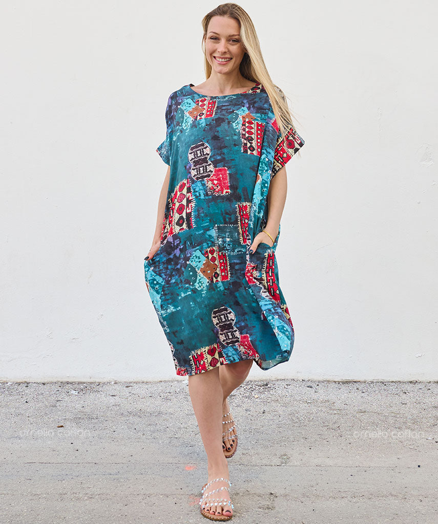 Casual, Short Pocket Dress – Ornella Caftan™
