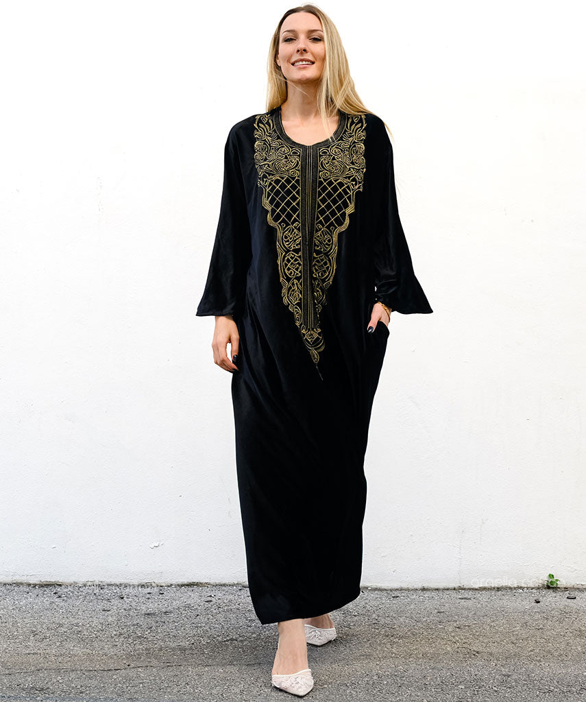 Warm, Cozy Velvet Caftan - Ornella Caftan™