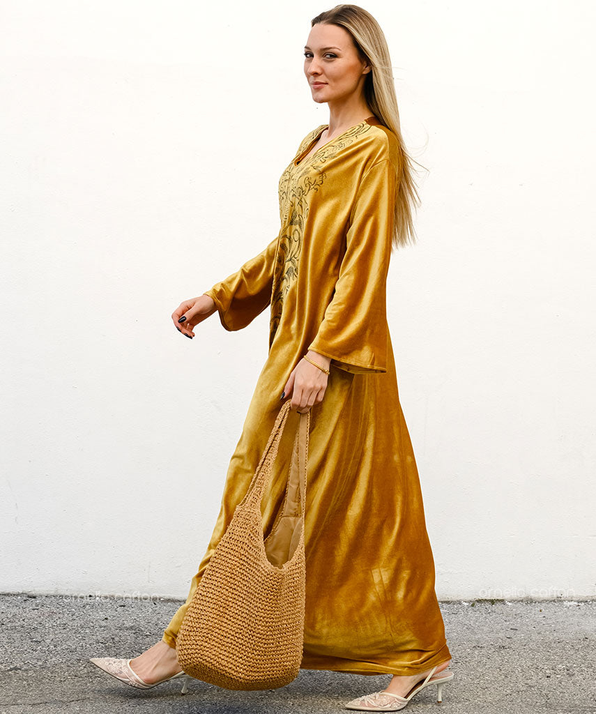 Warm, Cozy Velvet Caftan - Ornella Caftan™