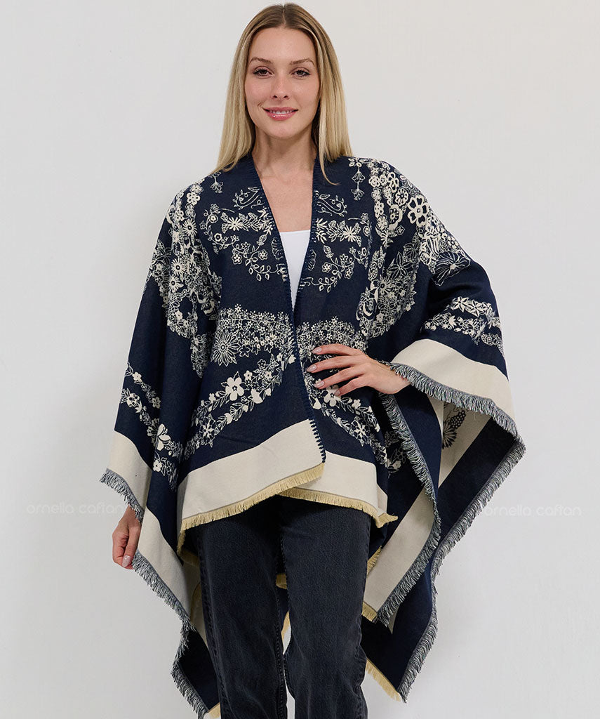 Reversible Cozy Cape - Ornella Caftan™