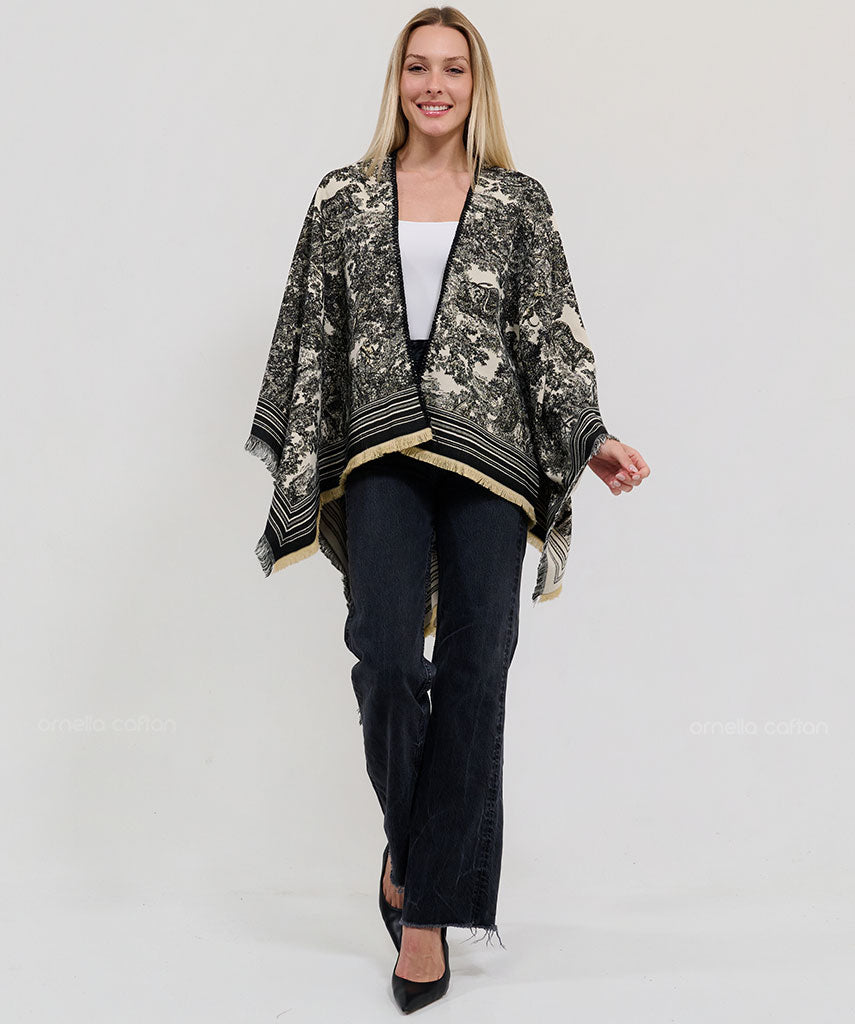 Reversible Cozy Cape - Ornella Caftan™