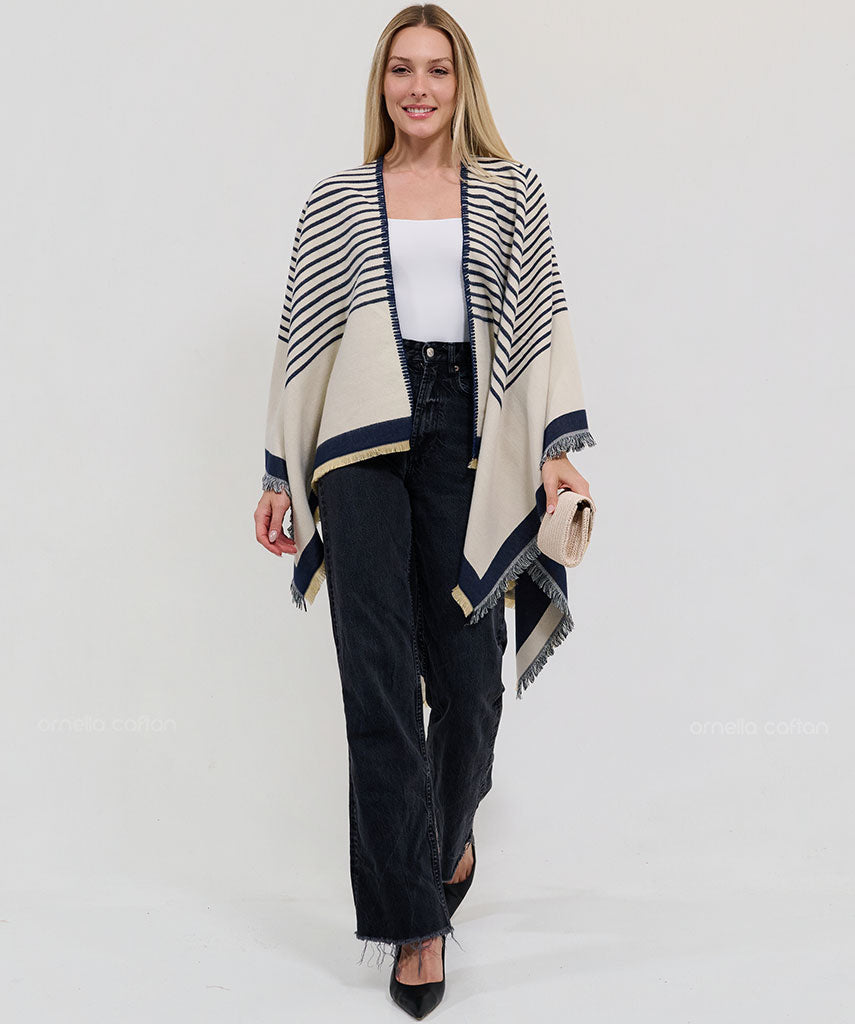 Reversible Cozy Cape - Ornella Caftan™