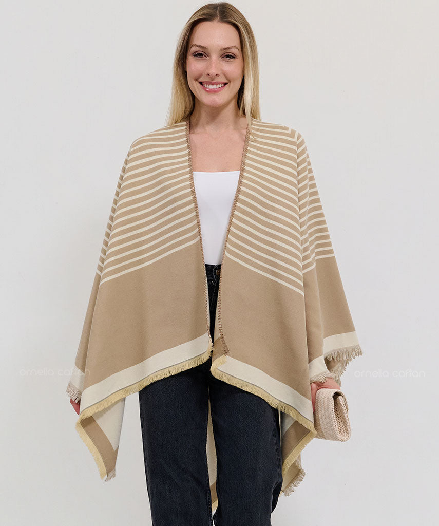 Reversible Cozy Cape - Ornella Caftan™