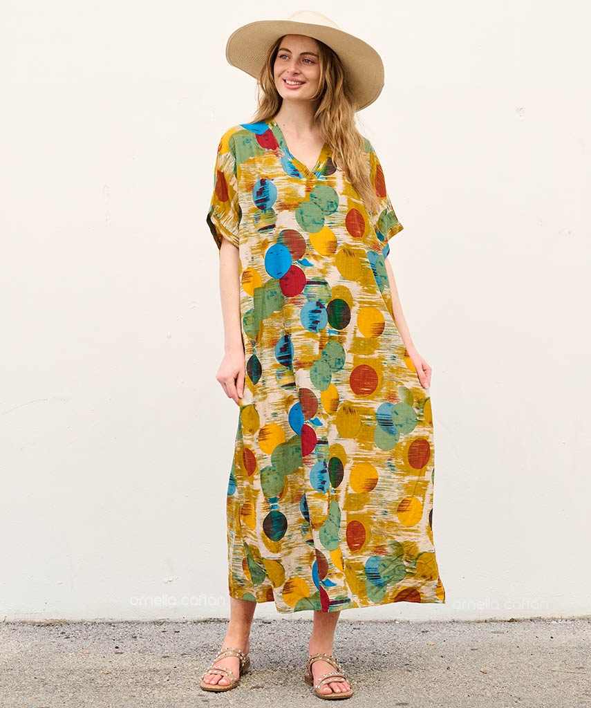 Casual, Pocket Dress Ornella Caftan Casual, Pocket Dress Ornella Caftan