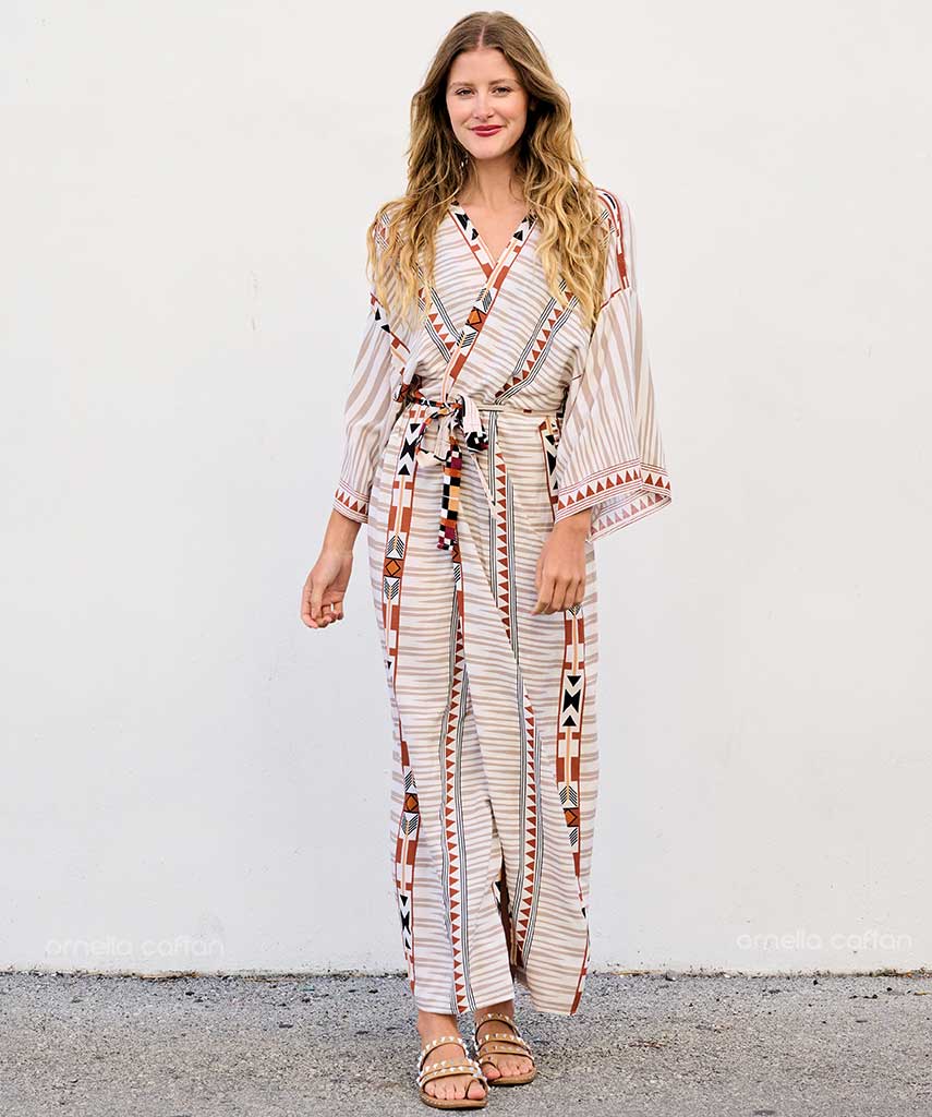 casual kimono dresses Dress Style Kimono in Pale Cyan