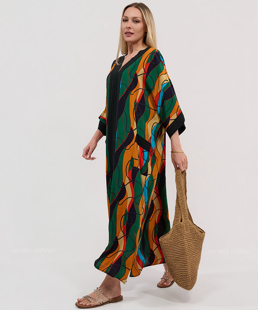 Elegant Pocket Caftan - Ornella Caftan™
