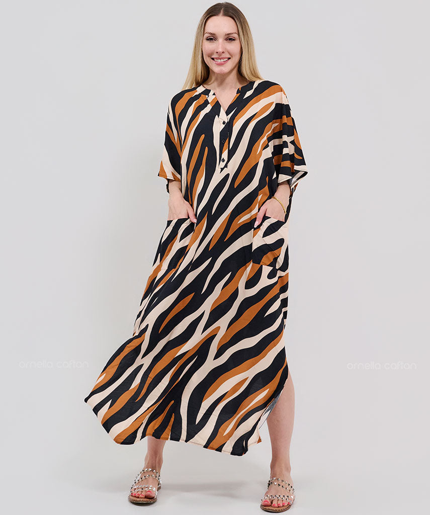 Elegant Pocket Caftan - Ornella Caftan™