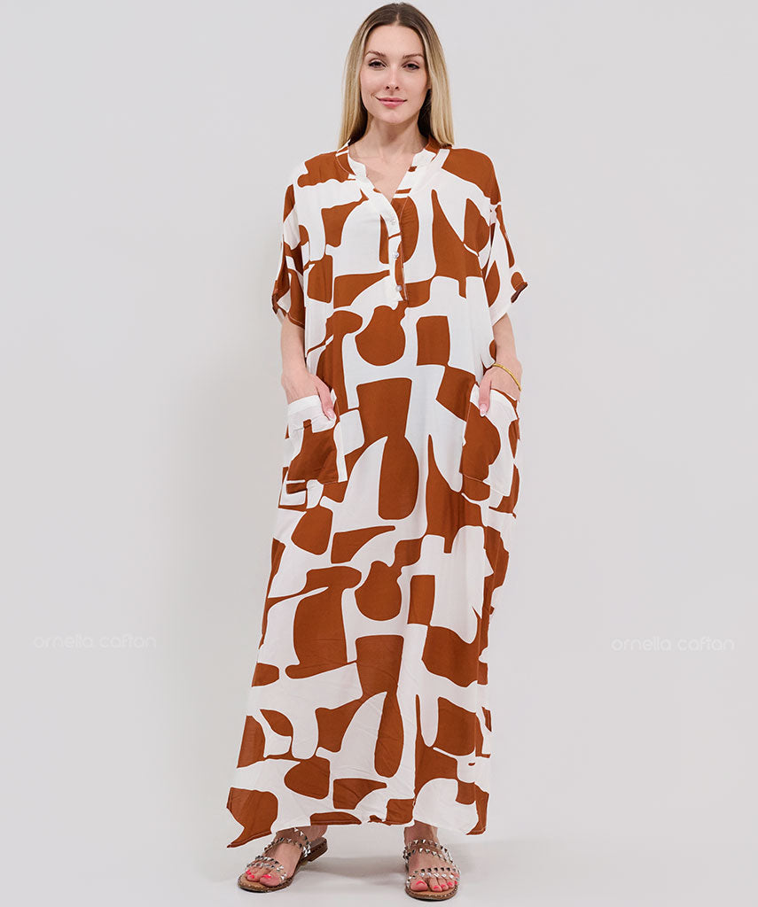 Elegant Pocket Caftan - Ornella Caftan™