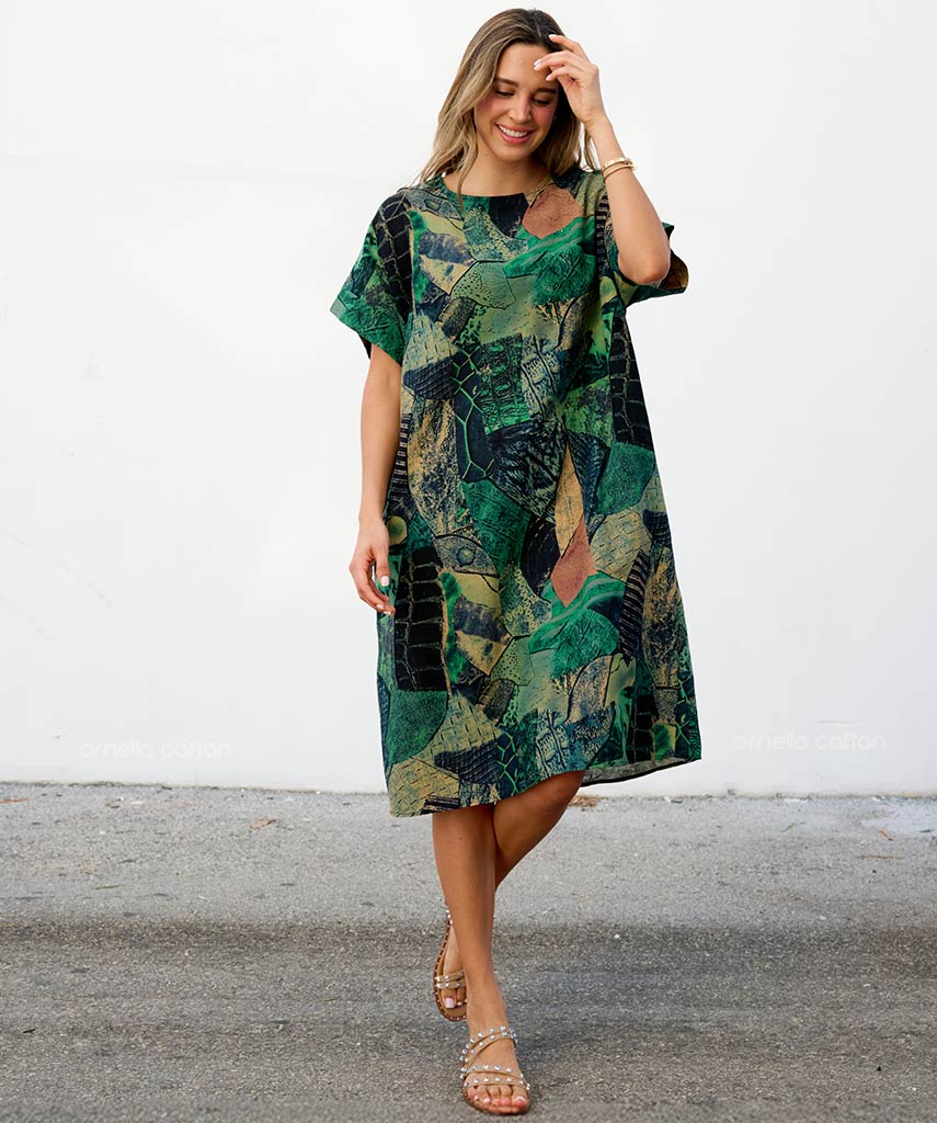 caftan dress Casual, Short Pocket Dress – Ornella Caftan™