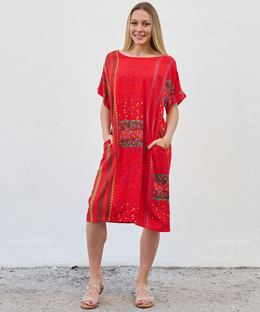 Casual, Short Pocket Dress – Ornella Caftan™
