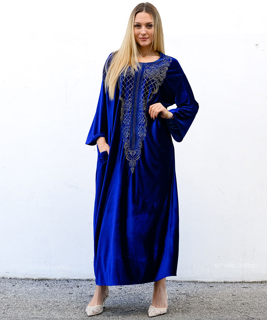 Warm, Cozy Velvet Caftan - Ornella Caftan™