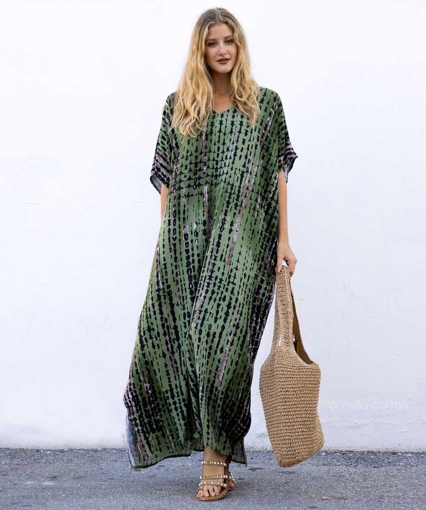 sachin and babi light blue dress Kaftan Maxi Dress for Women main image 1